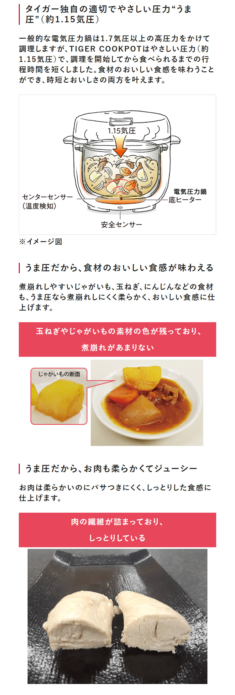タイガー COOKPOT クックポット 1台11役 うま圧 電気圧力鍋 電気 タイガー COOKPOT クックポット 1台11役 うま圧 電気圧力鍋 電気