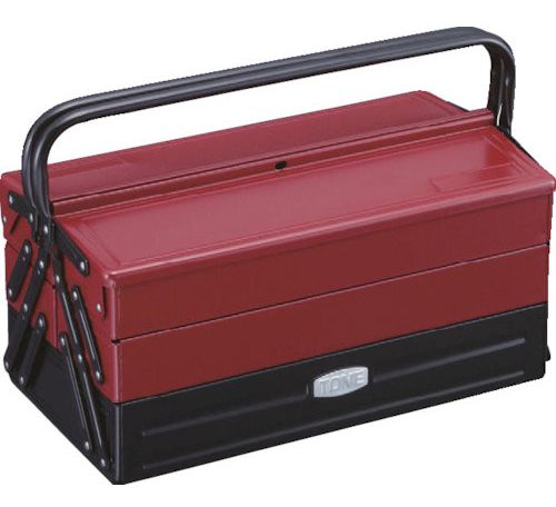 TONE トネ ツールケース メタル V形3段式 410X220X220mm BX430 工具箱