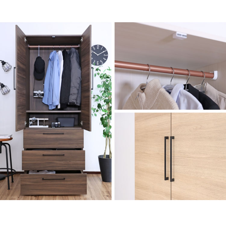 ワードローブ 国産家具 クローゼット ロッカー 引き出し 洋服収納