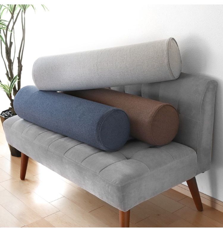 クラスアップ 円柱クッション CN-H75 GR グレー 中国製 代引不可