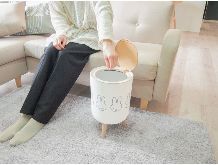 miffy ゴミ箱 7L ミッフィー 小物入れ兼ダストボックス オカトー 代引