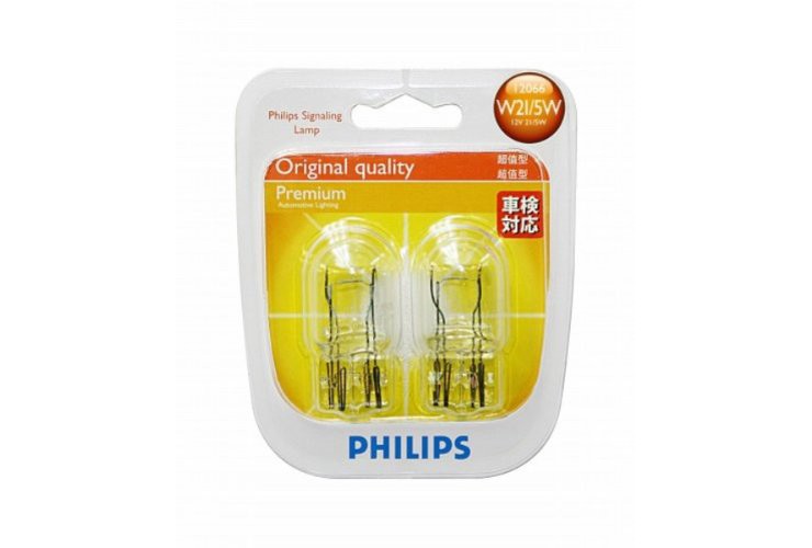 PHILIPS フィリップス 補修用白熱電球プレミアム T20タイプ(W21/5W