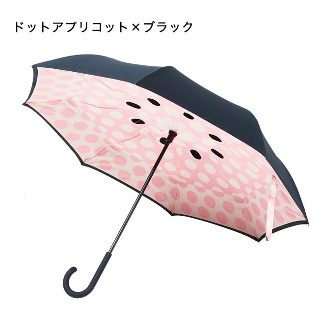 サーカス 二重傘 circus ドット柄 EF-UM01ドット柄 長傘 アンブレラ