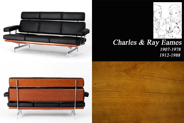 チャールズ&レイ・イームズ(Charles&RayEames) / クラシックソファ[3人掛け]charles&ray eames　classic sofa 3P チャールズ&レイ・イームズ(Charles&RayEames) / クラシックソファ[3人