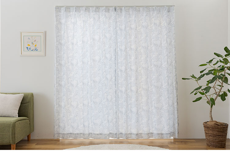 Rady ペイズリー カーテン 135サイズ×2 Rady ペイズリー カーテン 135