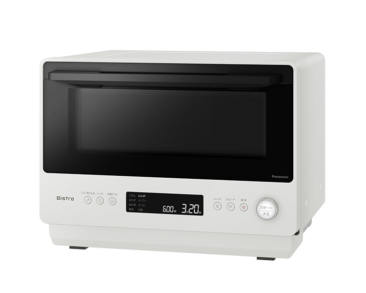 極美品 2017年製 Panasonic パナソニック 3つ星 Bistro 26L スチームオーブンレンジ 日本製 スチームオーブンレンジ Bistro(ビストロ) 豊穣ホワイト NE-JBS654-W