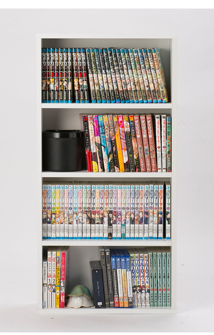 本棚 幅45cm 2台セット キャビネット シェルフ 収納ボックス 本