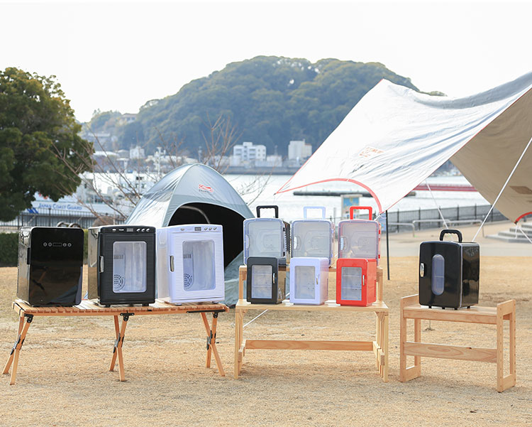 ミニ 冷蔵庫 10L ペルチェ式 持ち運び ポータブル アウトドア キャンプ 車 12L 冷温庫 冷蔵庫 保冷庫 ポータブル ミニ ペルチェ 小型 ポータブル
