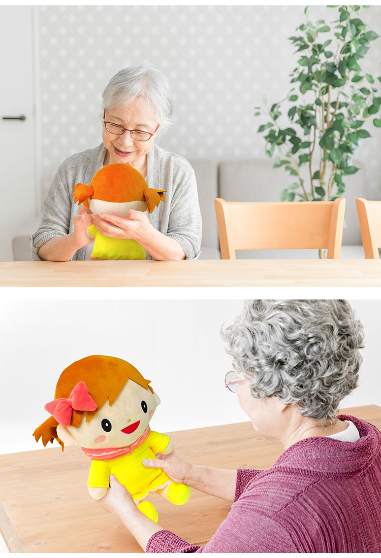 お話マミちゃん ぬいぐるみ 音声 認識 お話 抱っこ センサー