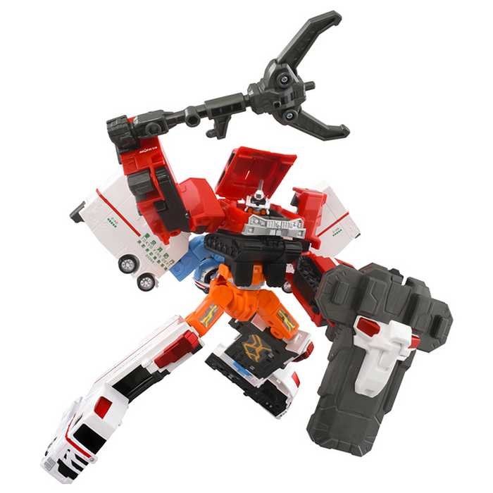 トミカ ジョブレイバー TJBDX ハイパーレスキューブレイバー レッド