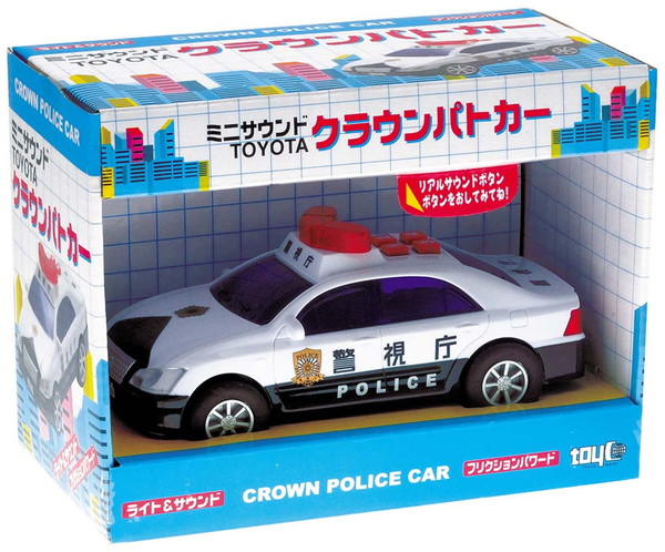 ミニサウンド クラウンパトカー トイコー 玩具 おもちゃ : w7