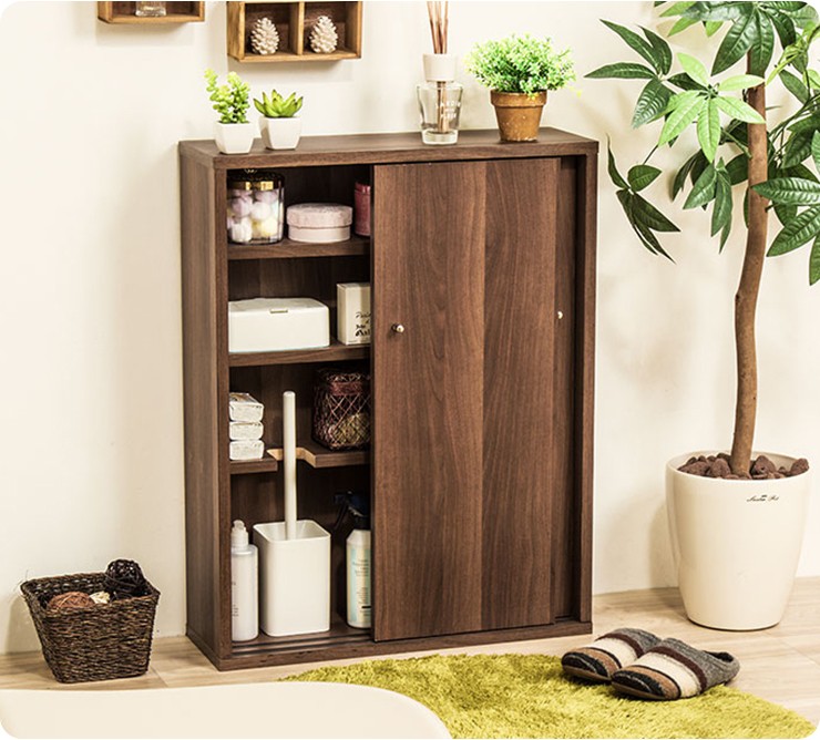 トイレラック 棚 シンプル ナチュラル ブラウン 代引不可 リコメン堂 通販 Paypayモール トイレ収納