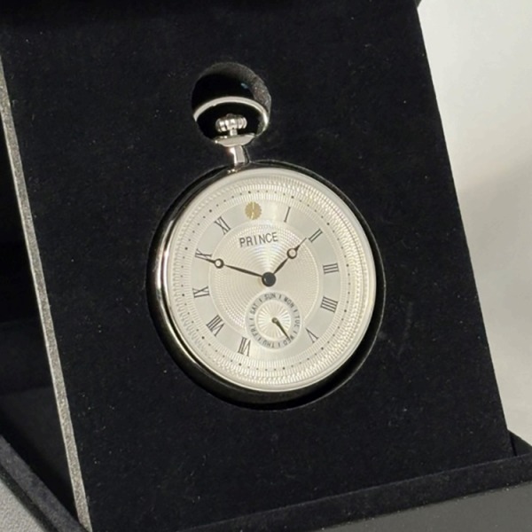 銀座村松時計店 昭和100年記念時計 クオーツ懐中時計 シルバー SM-102