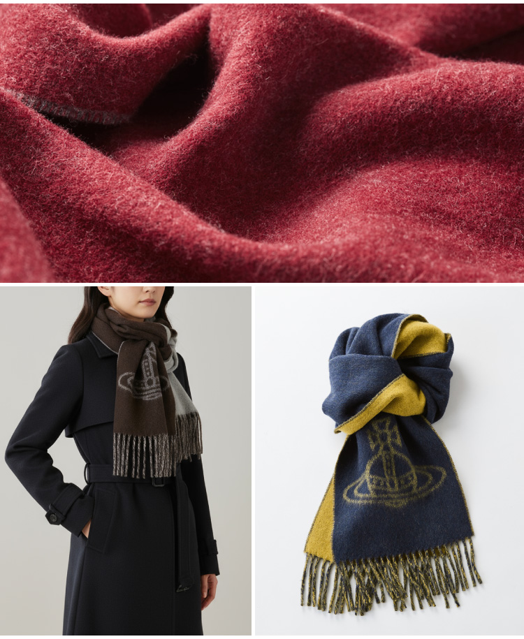Vivienne Westwood 2025モデル マフラー MUFFLER 2025AW BIG LOGO