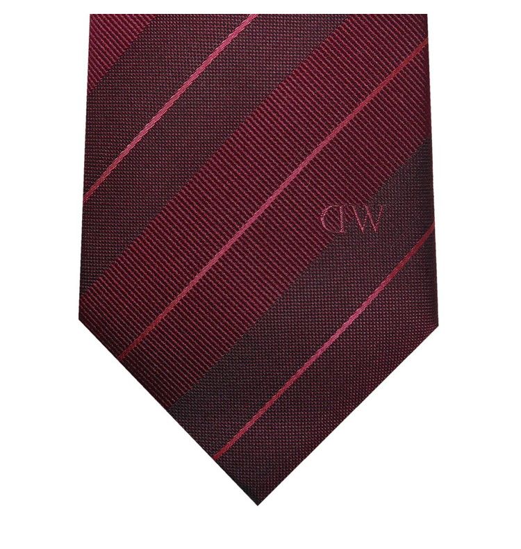 ダニエルウェリントン ネクタイ&タイバー&カフス 3点セットWINE