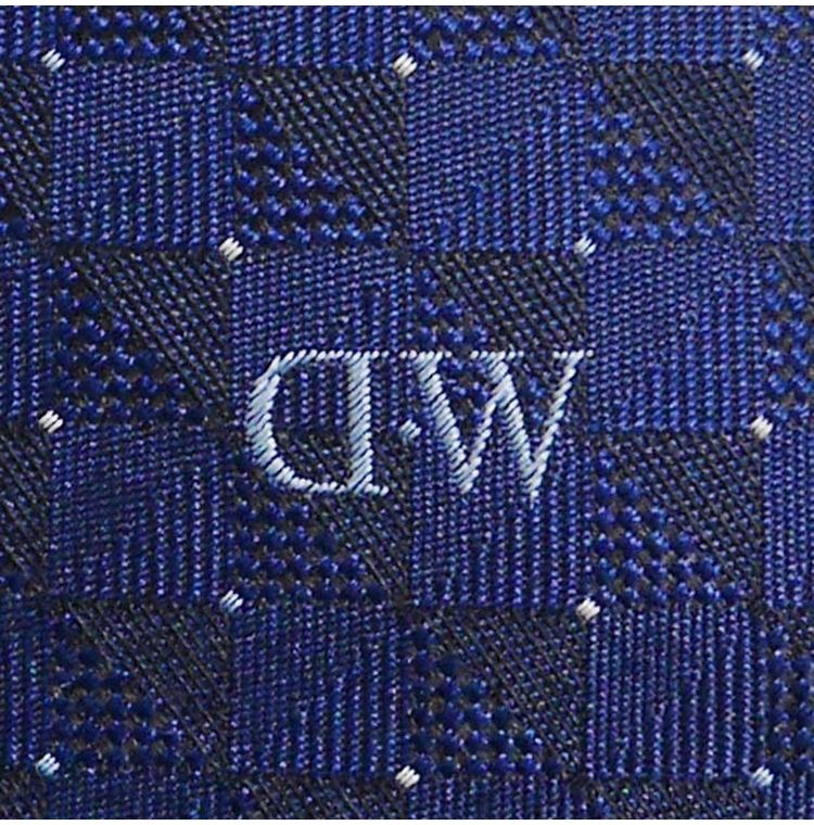 ダニエルウェリントン ネクタイ&タイバー&カフス 3点セットNAVY