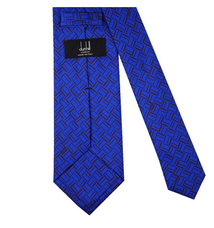 ダンヒル ネクタイ dunhill メンズ ブライトブルー シルク イタリア製