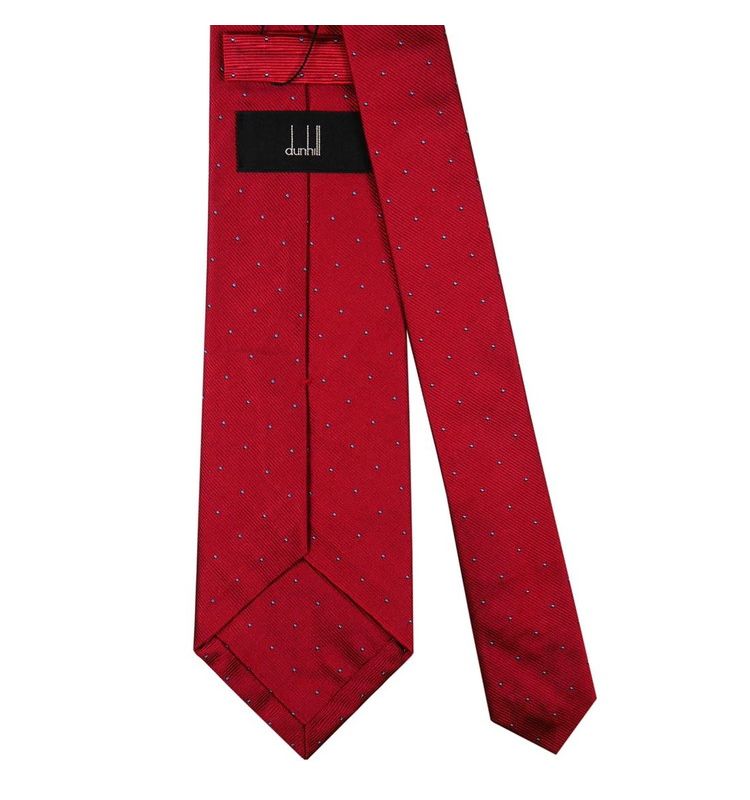 ダンヒル ネクタイ dunhill メンズ レッド シルク イタリア製 男性