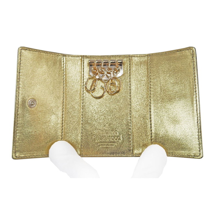 ヴィヴィアンウエストウッド 財布 Vivienne Westwood RE-JACQUARD ORBORAMA 51020001-W00I2 キーケース R401 GOLD/GREY(代引不可)【送料無料】 ヴィヴィアンウエストウッド 財布 Vivienne Westwood RE-JACQUARD