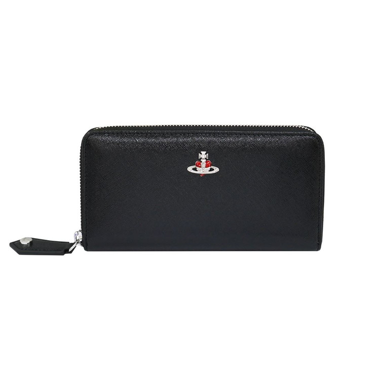 ヴィヴィアンウエストウッド 財布 Vivienne Westwood DIAMANTE 51050055-42136 ラウンドファスナー長財布 N403 BLACK/RED ORB(代引不可)【送料無料】 ヴィヴィアンウエストウッド 財布 Vivienne Westwood DIAMANTE