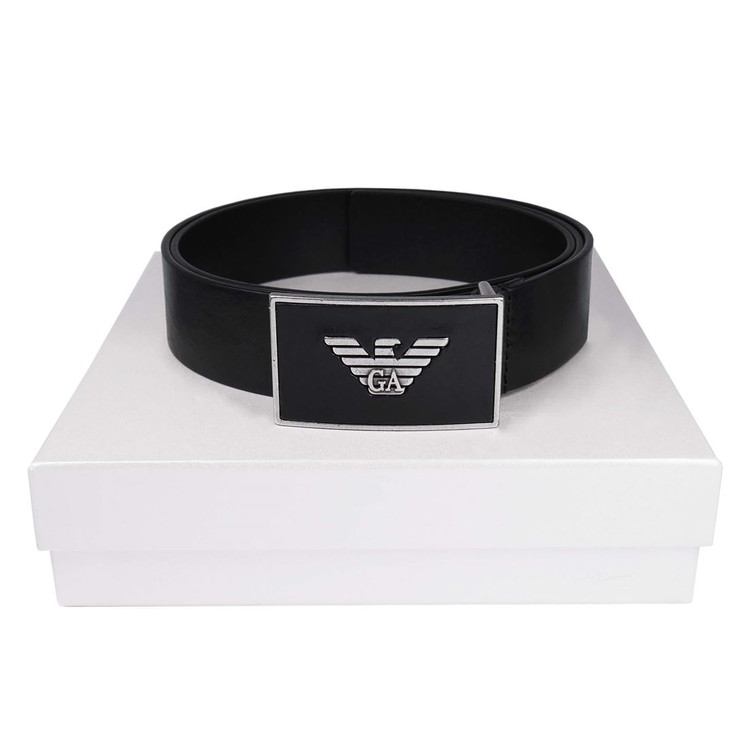 レザーベルト EMPORIO ARMANI Sサイズ 34インチ ウエスト75~85cm