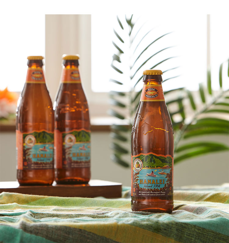 コナ ハナレイアイランド IPA 瓶 355ml 3本セット コナビール Kona