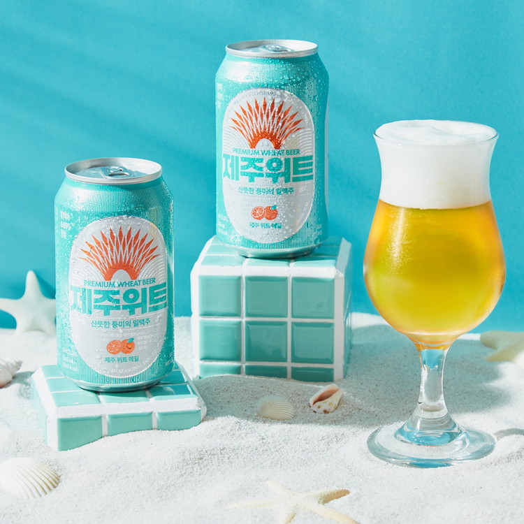 ビール　まとめうり42本 3秒に1本売れた韓国のビール チェジュウィットエール2缶セット