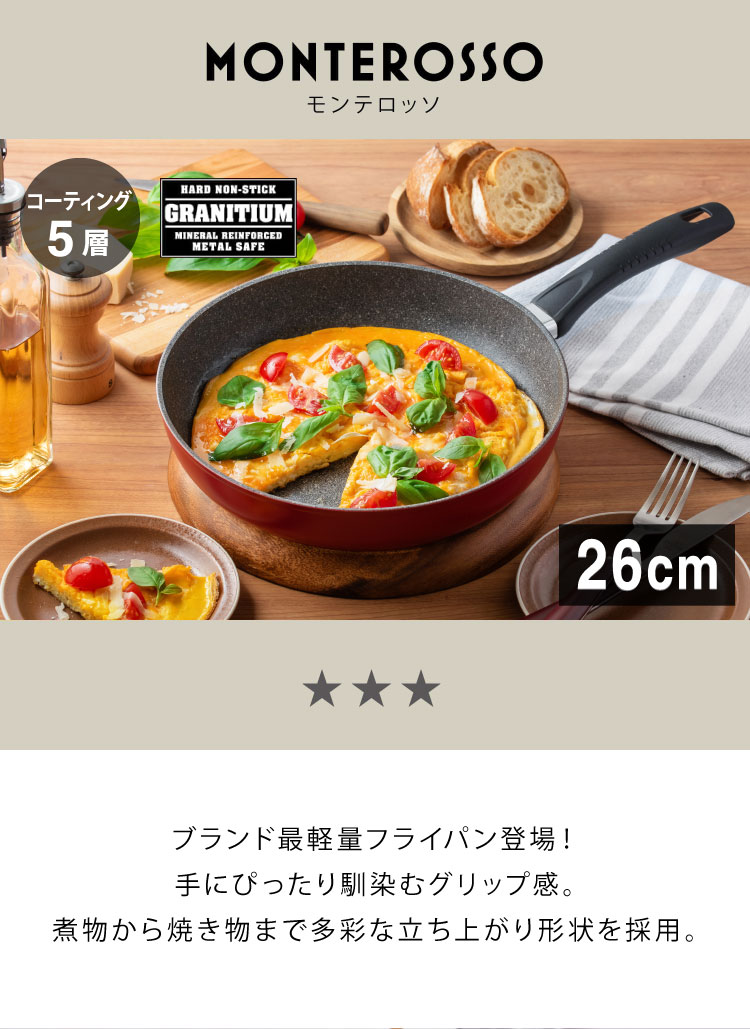 Amazon｜Ballarini バッラリーニ 「 IH モンテロッソ フライパン
