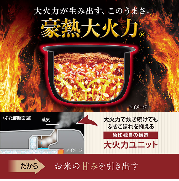 炊飯器 10合 1升 ZOJIRUSHI 象印 NW-BA18-BA 圧力IH炊飯ジャー 極め