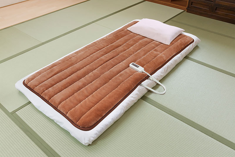 ゼンケン 電磁波99%カット 一人用電熱マット 80x180cm タイマー付き