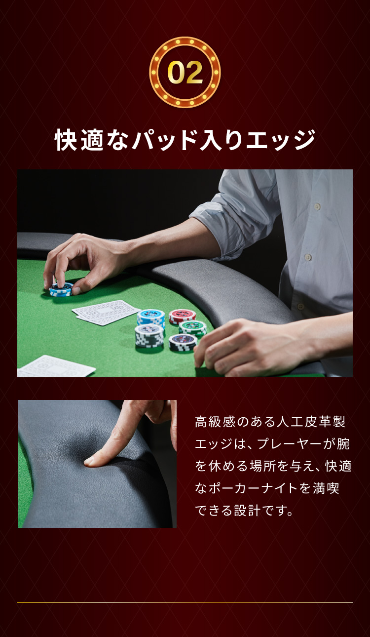 vidaXL 9人用折りたたみポーカーテーブル 3つ折り 楕円型 グリーン家具