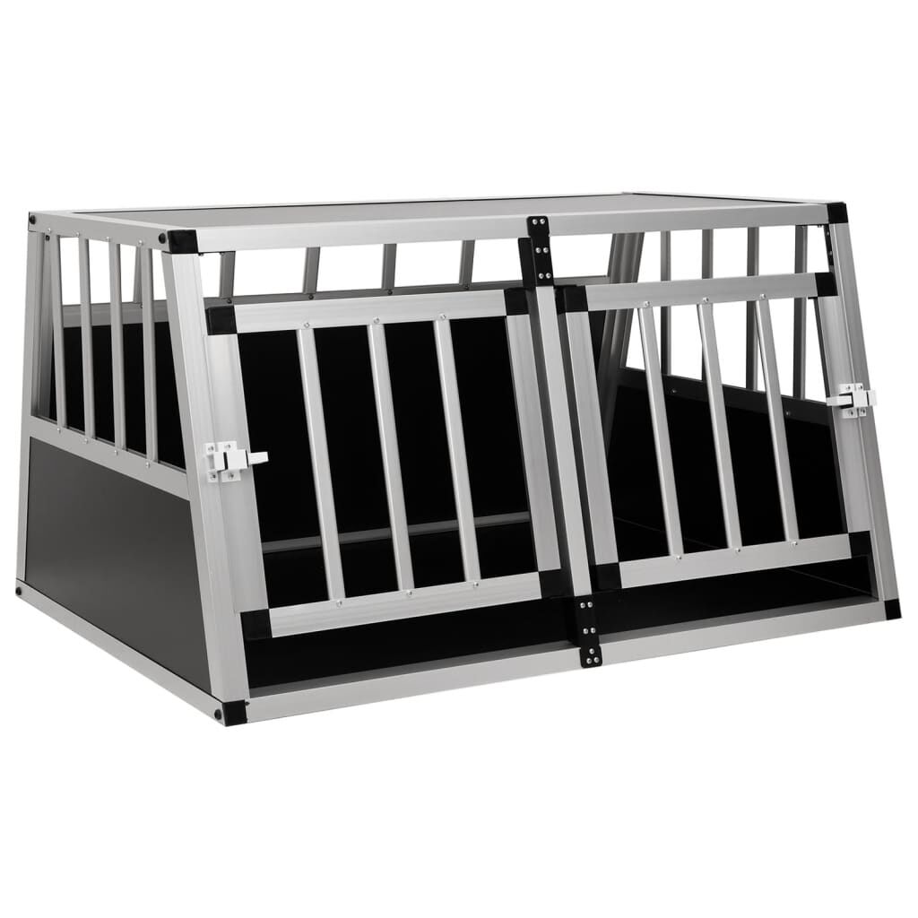 vidaXL 犬用ケージ 両開きドア付き 89x69x50cm動物 ペット用品