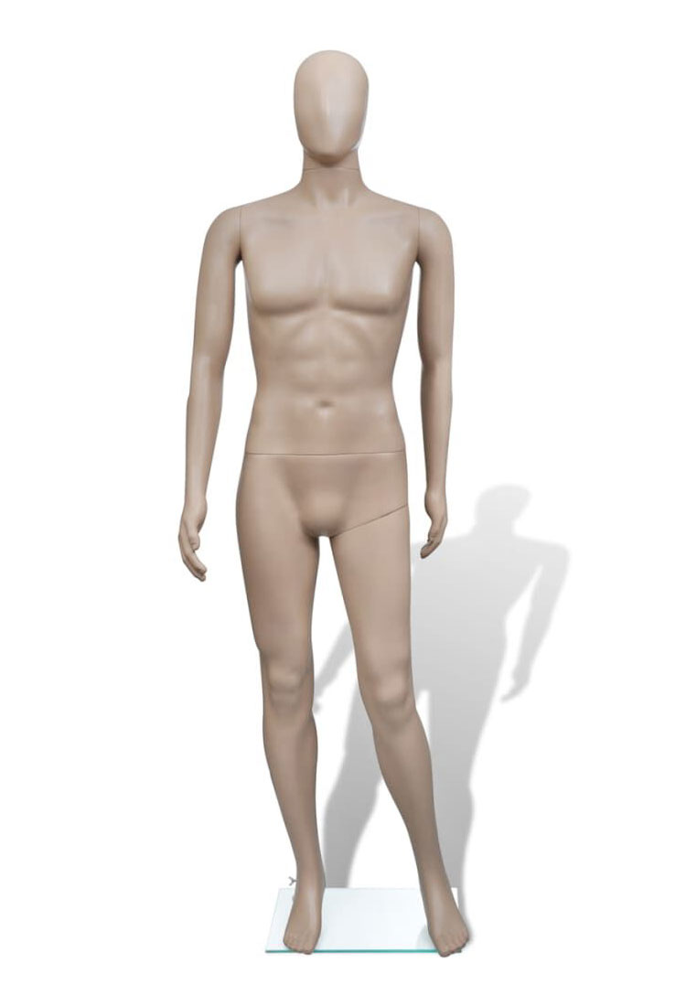 vidaXL マネキン 男性 丸い頭部 ビジネス&工業用 リテール