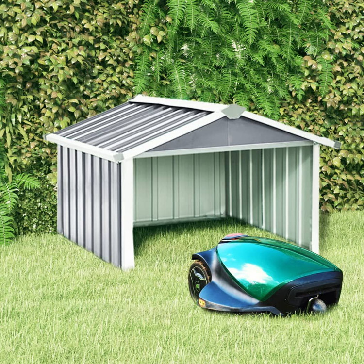 vidaXL ガーデン ロボット芝刈り機 小屋 92x97x63 cm 亜鉛メッキ鋼