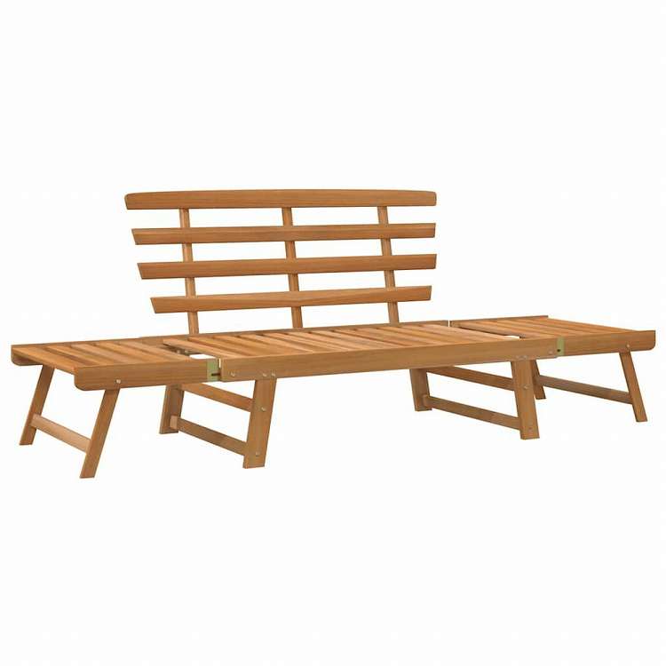 vidaXL ガーデンベンチ 2-in-1 190cm アカシア無垢材家具 アウトドア