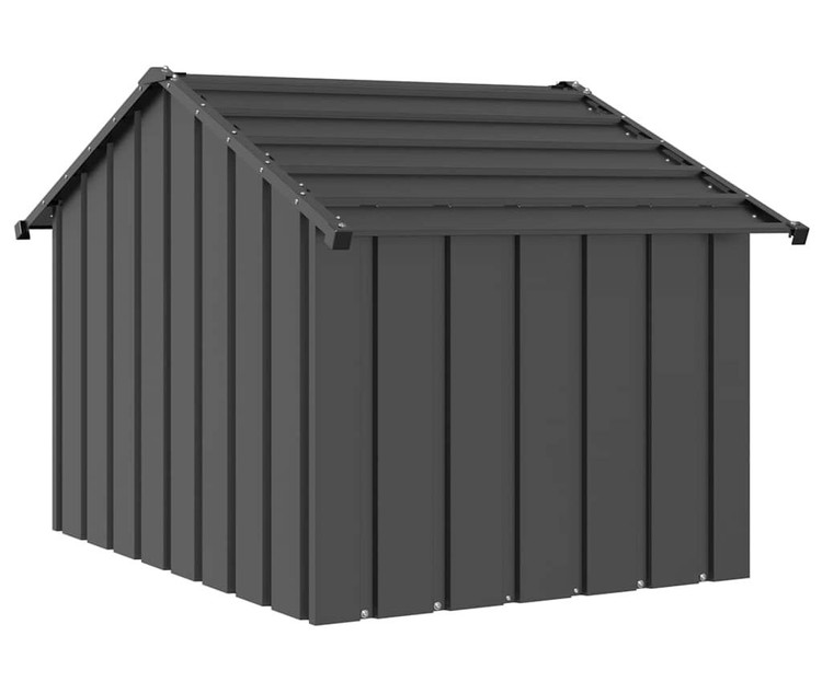 vidaXL 屋根付き犬小屋 83x130x85 cm 亜鉛メッキ鋼 動物&ペット用品