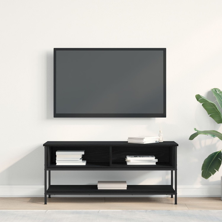 vidaXL TVキャビネット ブラックオーク 100x35x45 cm エンジニアリング