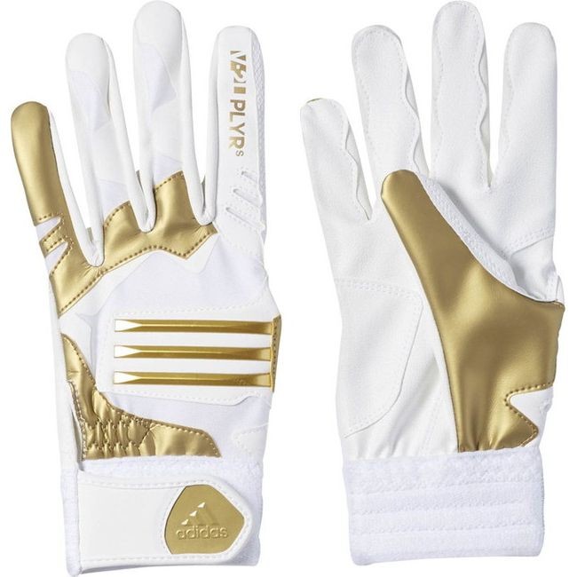 お気にいる 手袋 Adidas アディダス Adidas Baseball Kids Adidas アディダス Adidas Baseball Kids バッティンググローブkids 5t Dmu58 カラー ゴールドメット ホワイト サイズ M Www Threeriversofs Com