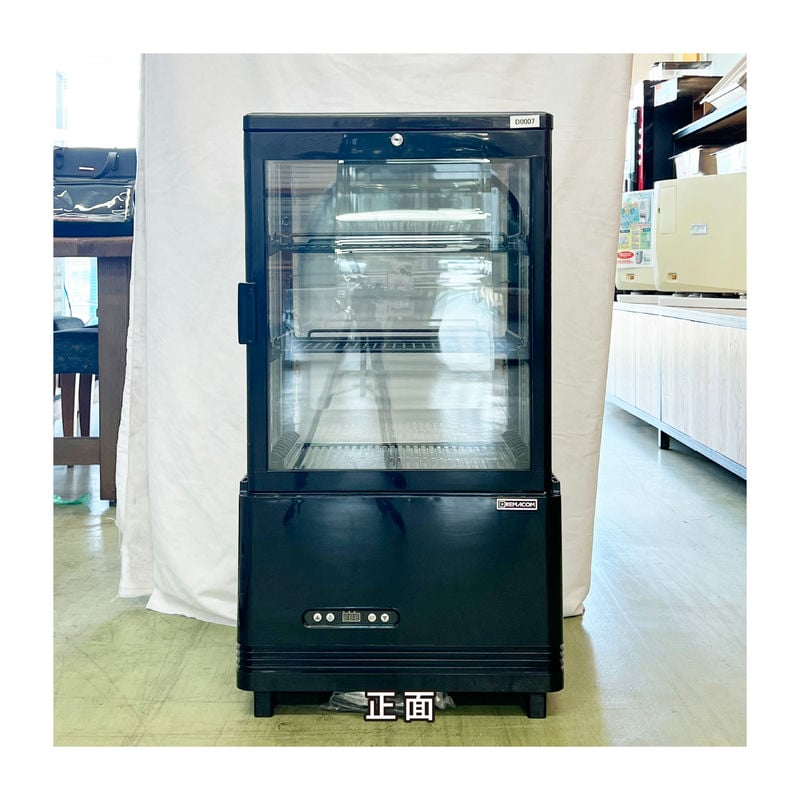中古 レマコム 4面ガラス冷蔵ショーケース R4G-63SLB（2022年式）｜recyclemart｜02