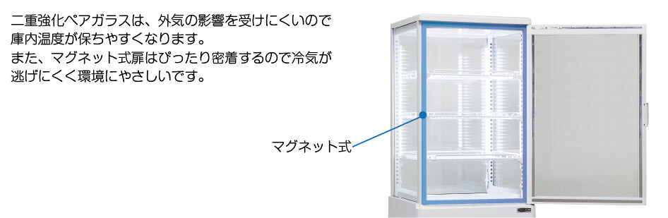 外気の影響を受けにくい扉で省エネに！