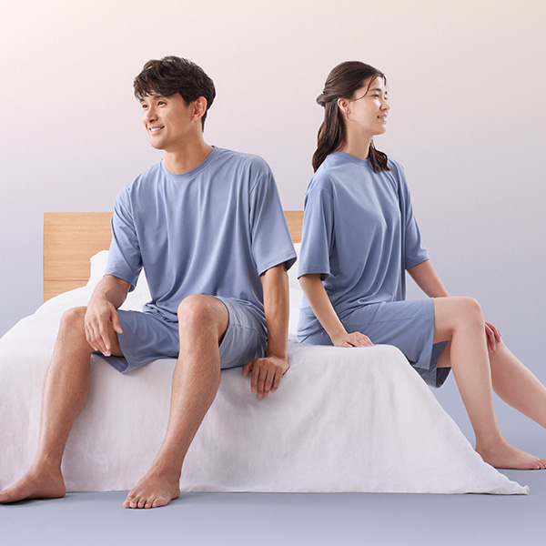 【上下2組でクーポン対象】リカバリーウェア ReD ぐっすりパジャマ 上下セット プルオーバー半袖・半ズボン 疲労回復 夏用 部屋着 父の日  一般医療機器