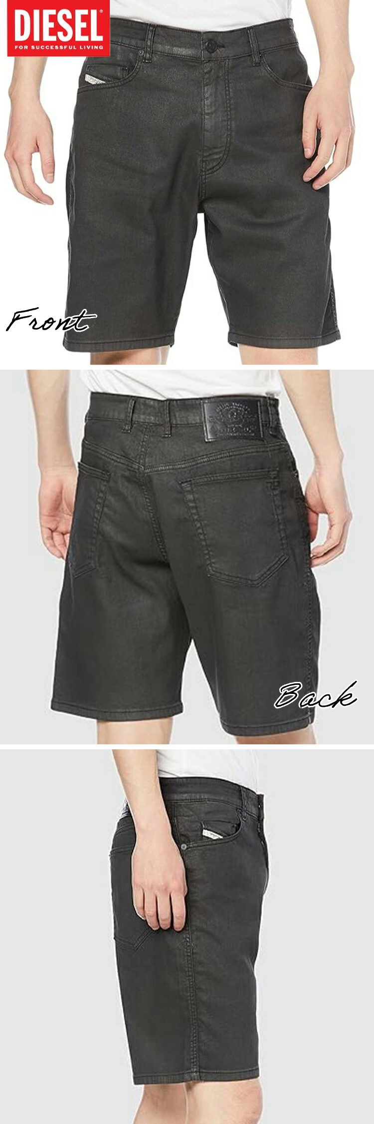 DIESEL ，ハーフパンツ．サイズ：28(L)unisex