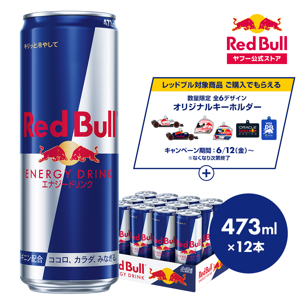 レッドブル（RedBull） 公式 エナジードリンク 473ml×12本(12本×1