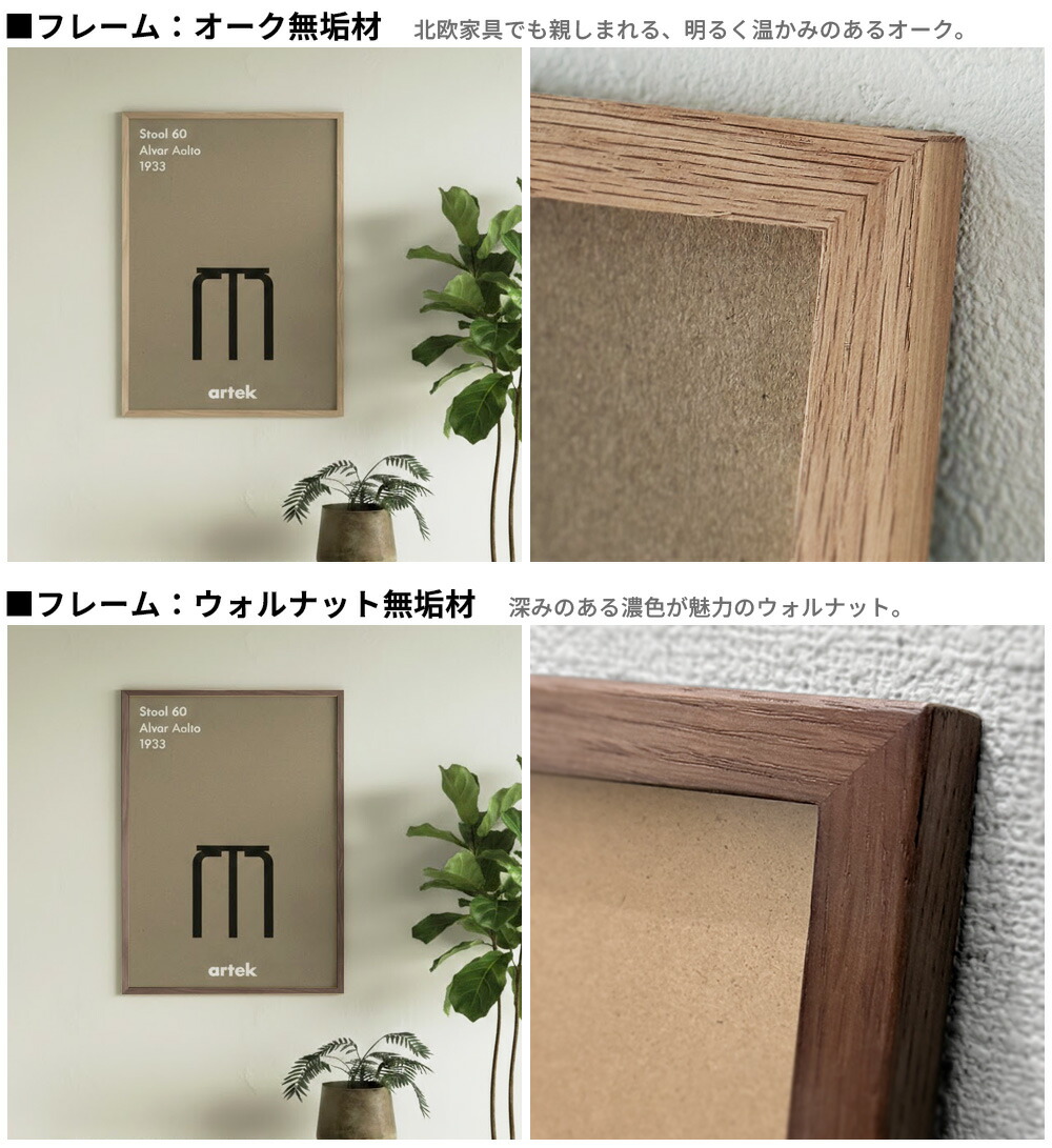 レビューでクーポン&プレゼント】 artek アルテック 50×70 ポスター 全