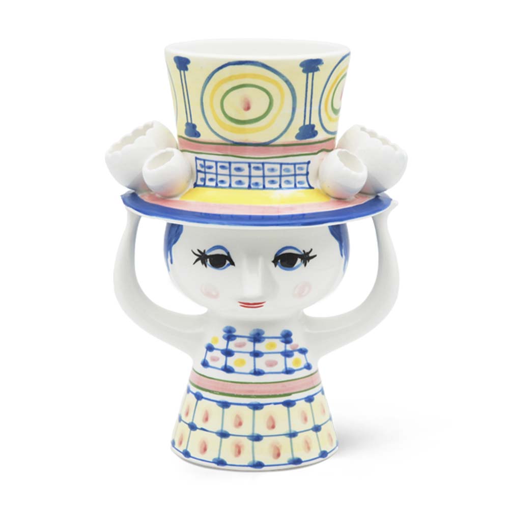 BJORN WIINBLAD LADY WITH HAT フラワーベース H20.5cm / H24.5cm