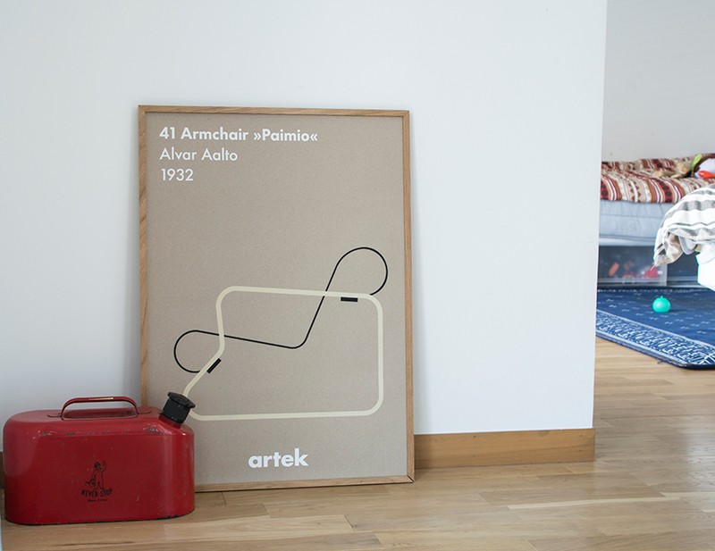 アルテック 50×70ポスター 全3種 (正規代理店品 artek 北欧家具
