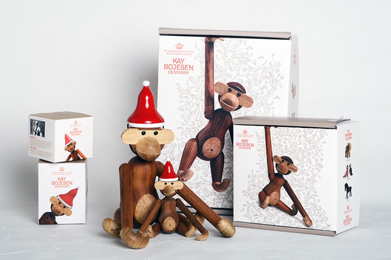 カイボイスンモンキー サンタキャップ ミニ用(KAY BOJESEN MONKEY mini