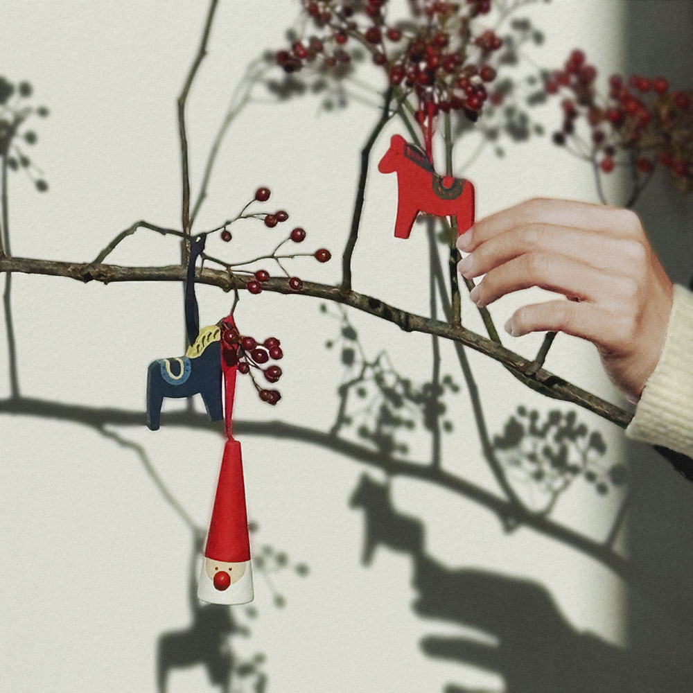 Larssons tra オーナメント