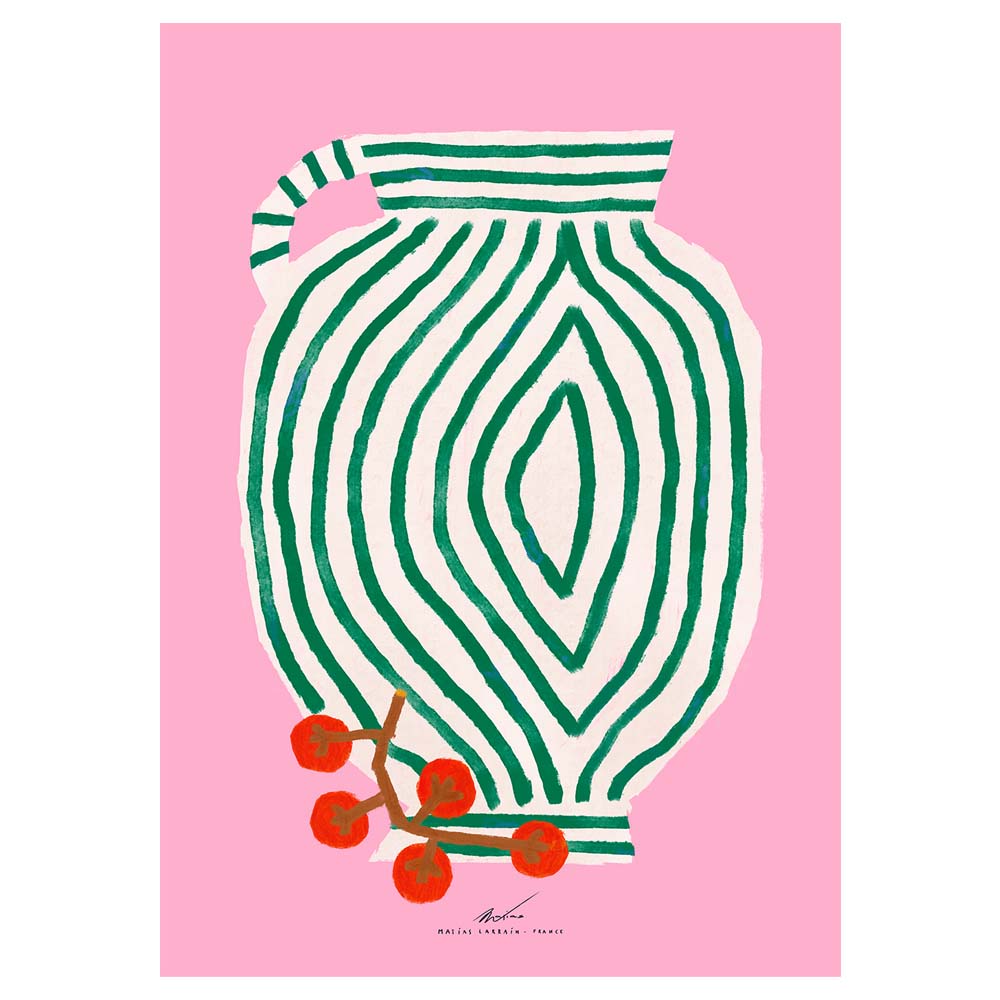 THE POSTER CLUB Vase and Currants 50×70cm 30×40cm ( ポスタークラブ