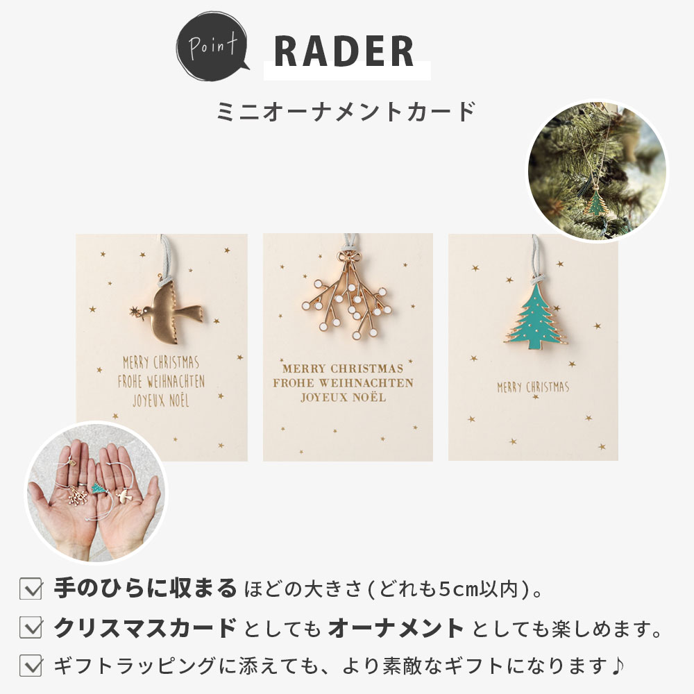 RADER オーナメント